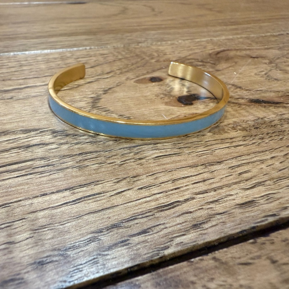 Gold and Blue “Girl Gang” Women's Bracelet
